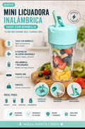 Mini Licuadora Portátil USB Recargable | Smoothies en segundos 🥤