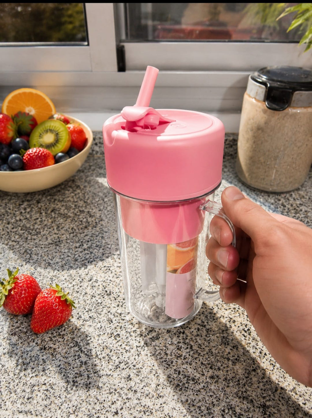 Mini Licuadora Portátil USB Recargable | Smoothies en segundos 🥤