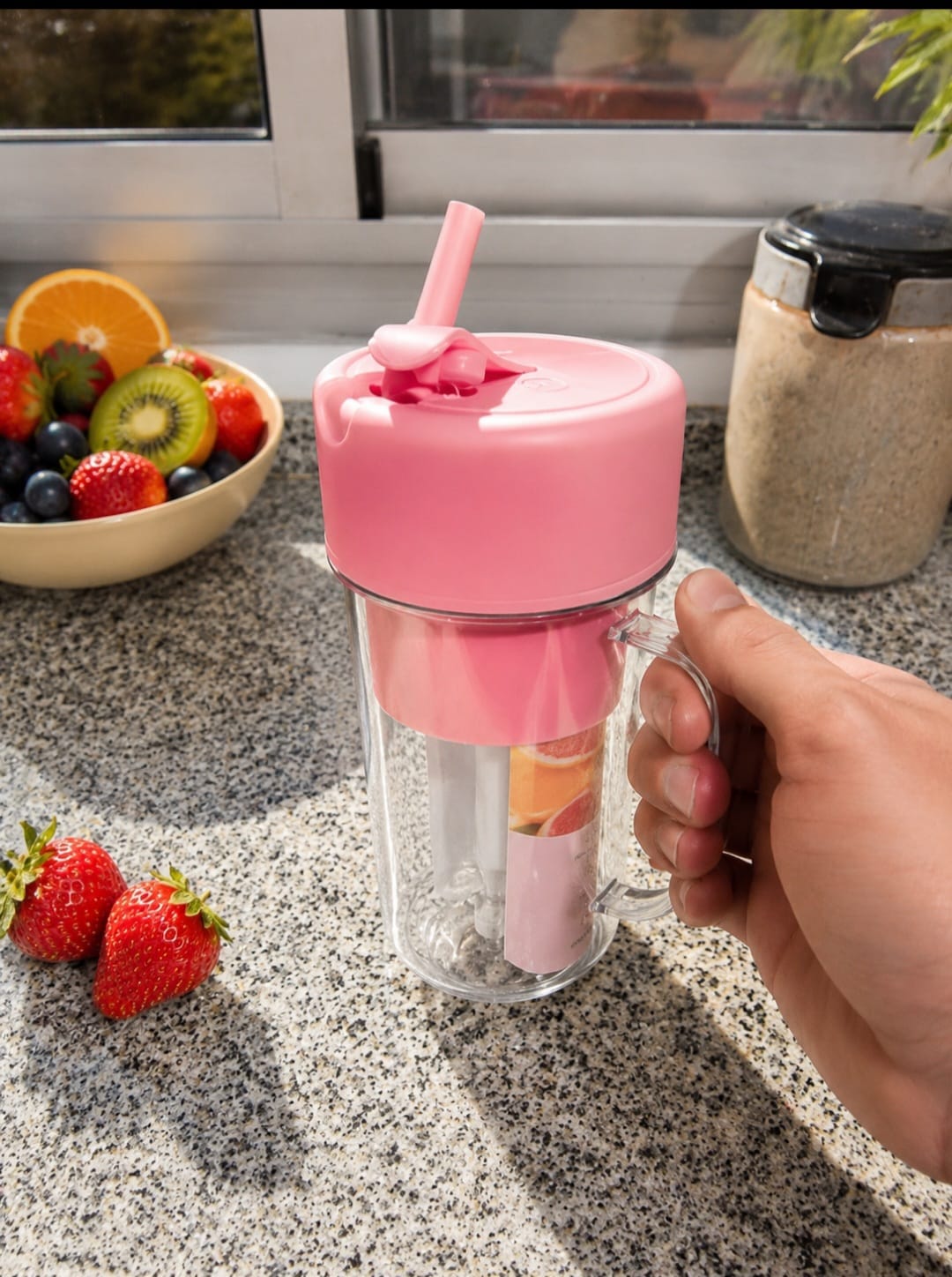 Mini Licuadora Portátil USB Recargable | Smoothies en segundos 🥤
